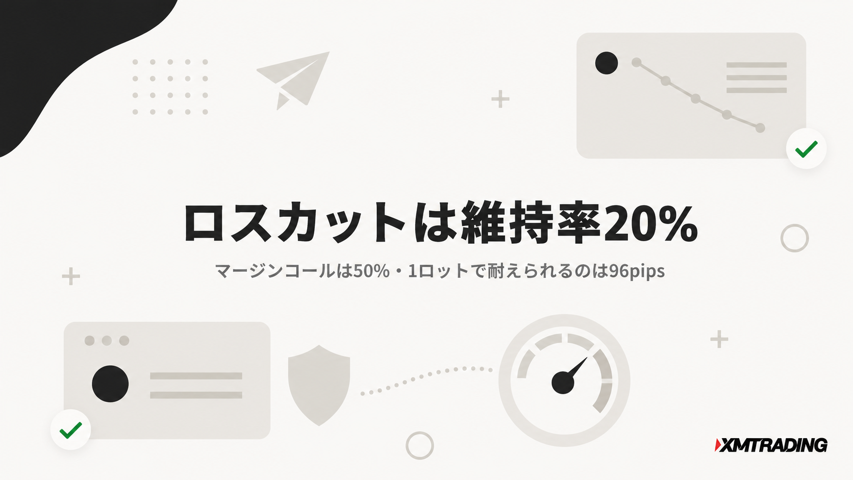XMのロスカットは証拠金維持率20%・マージンコールは50%