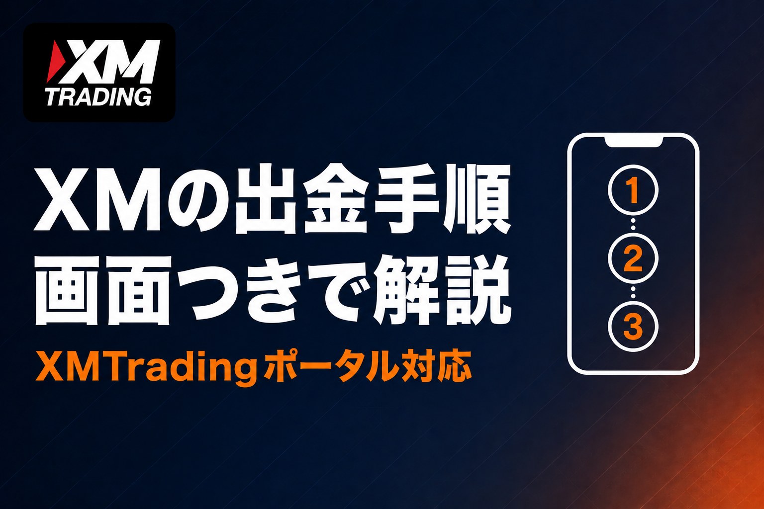 XMTradingポータルでの出金手順